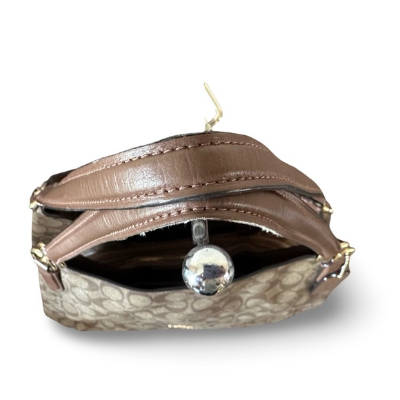 Coach Brown Signature Tote Bag - Picture 3 of 14